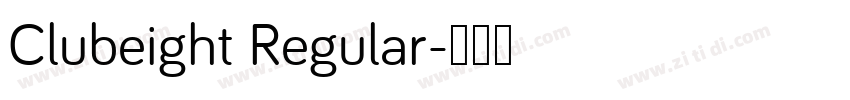 Clubeight Regular字体转换